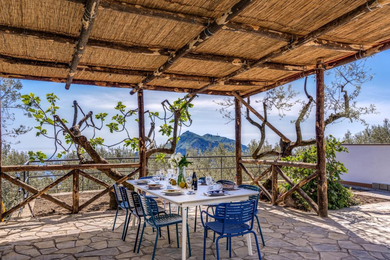 Villa Rusinella Minimalist Retreat With Sea Views Massa Lubrense Dış mekan fotoğraf